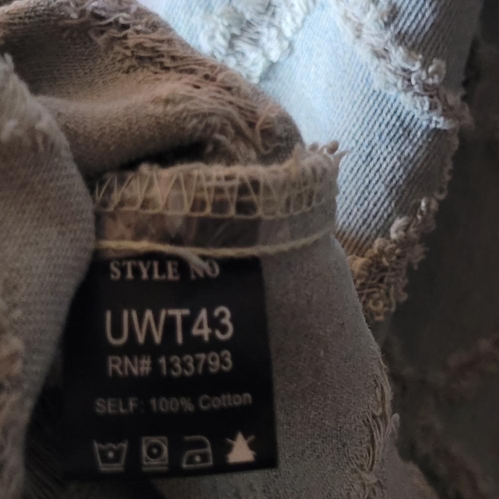 POL Floral Patchwork Denim Jacket NWOT Sz M - Picture 8 of 8